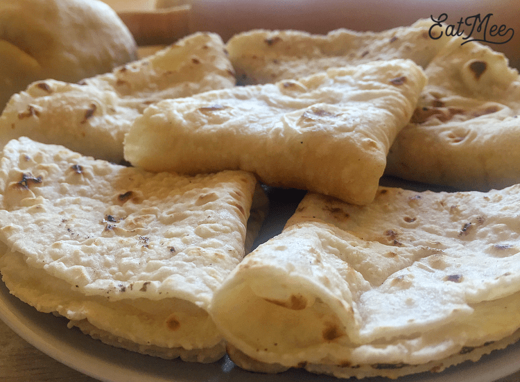 Cooked Dough Roti