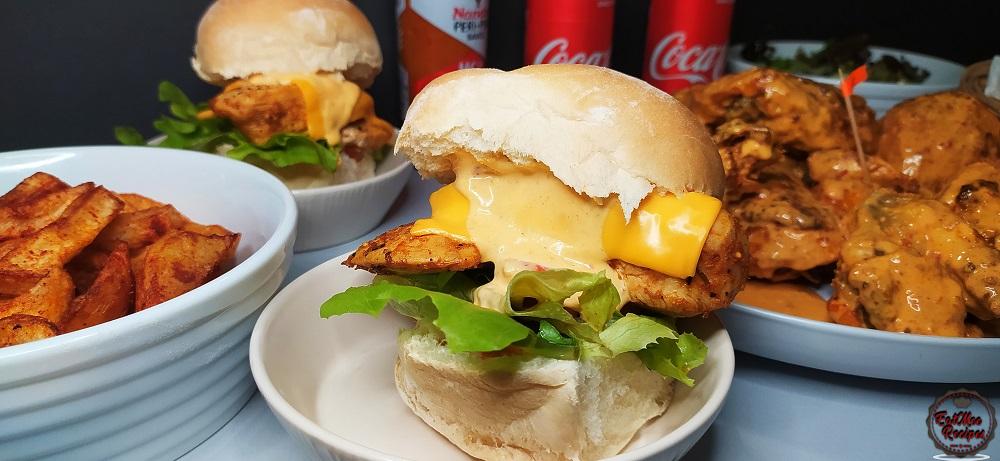 Nandos Chicken Burger