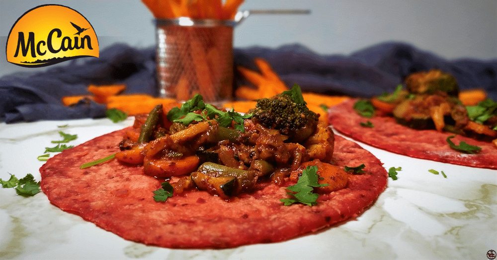 McCain Vegetarian Beetroot Wraps
