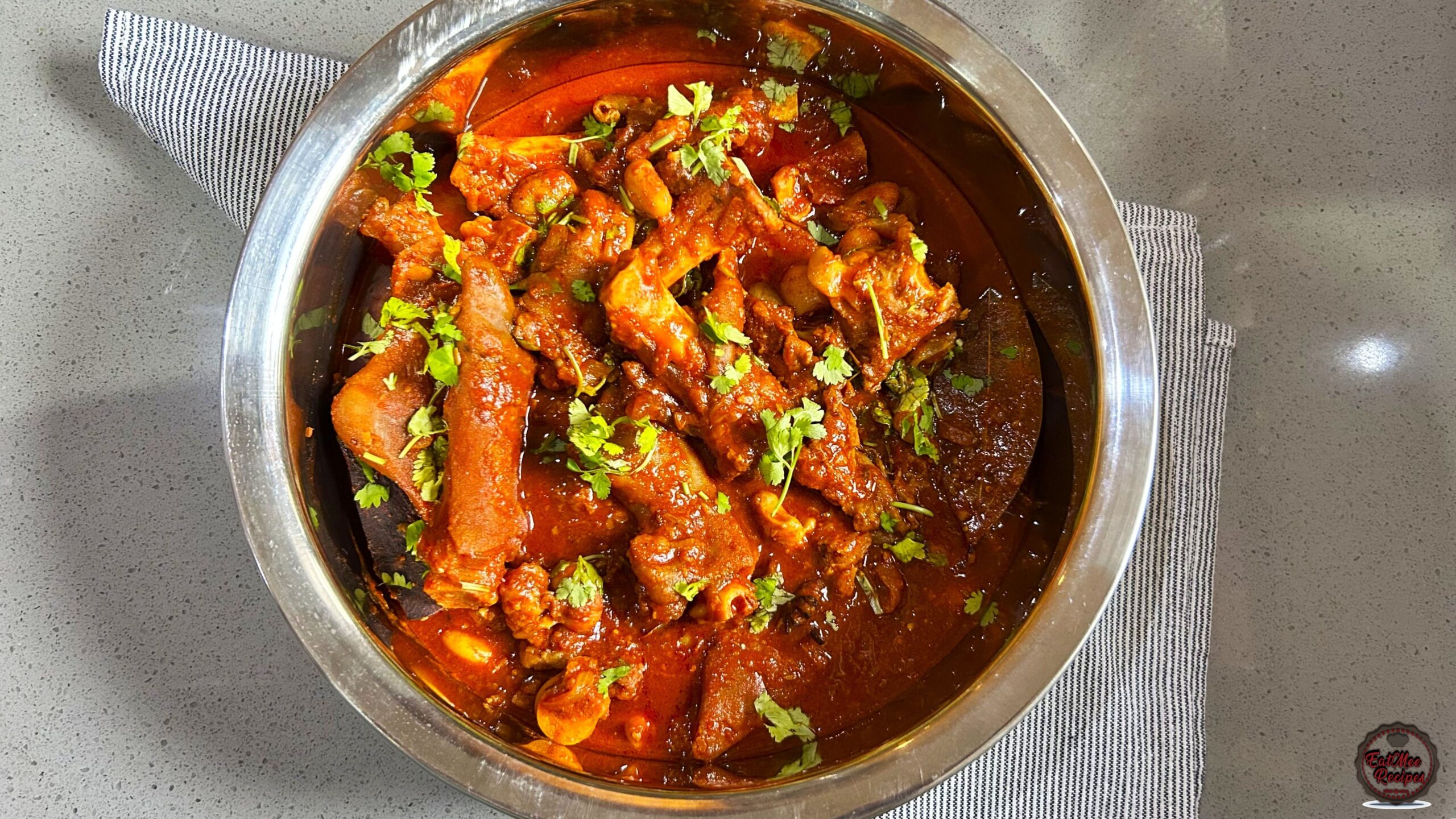 Instant Pot Trotters And Beans Curry