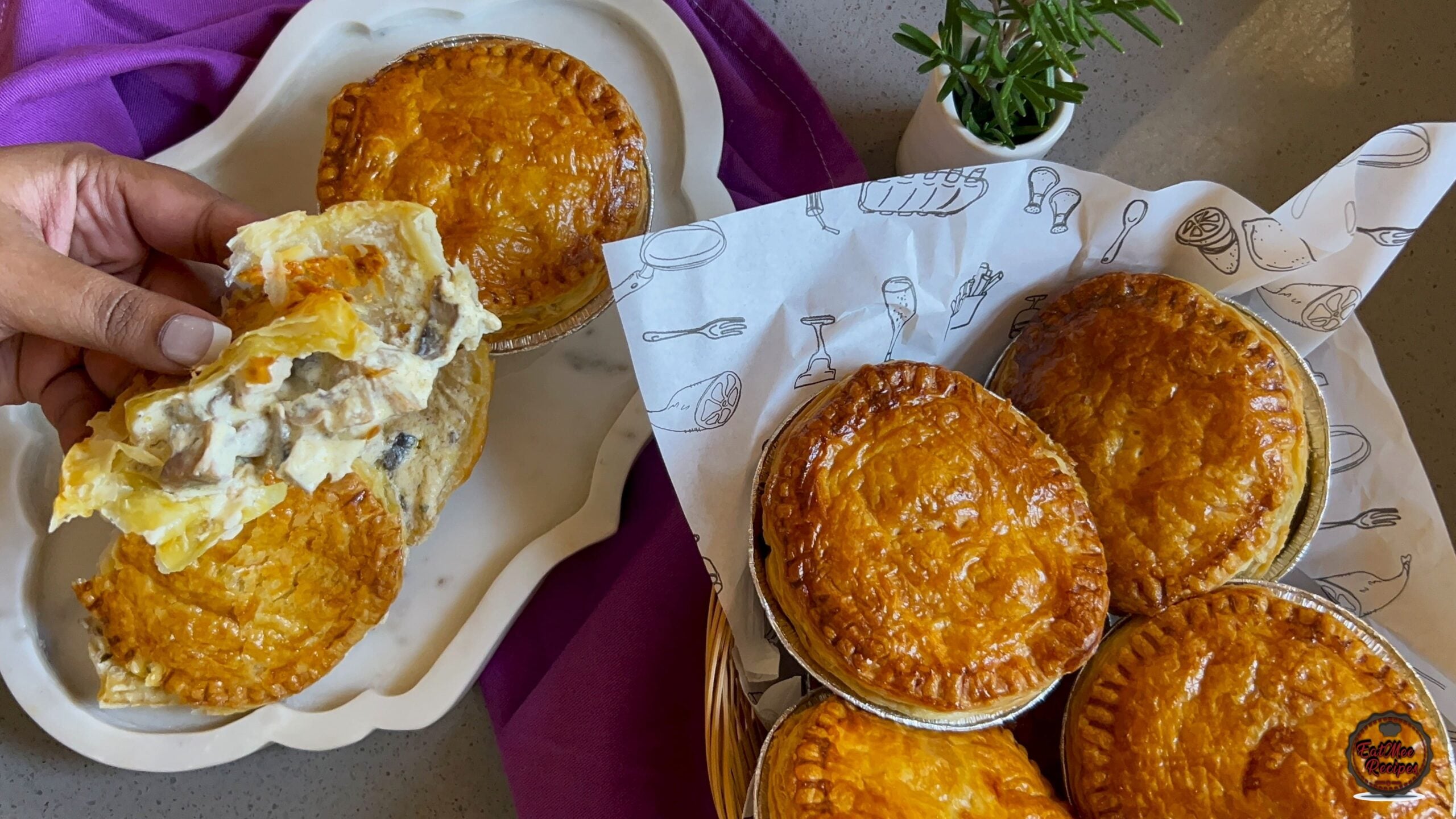 Chicken And Mushroom Pies