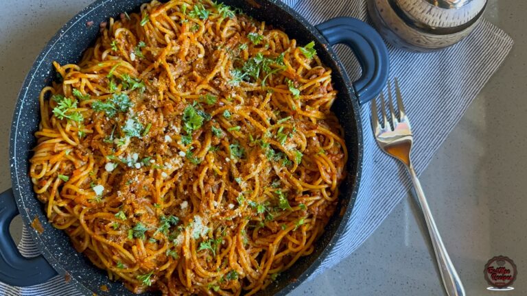 Spicy Mince Spaghetti