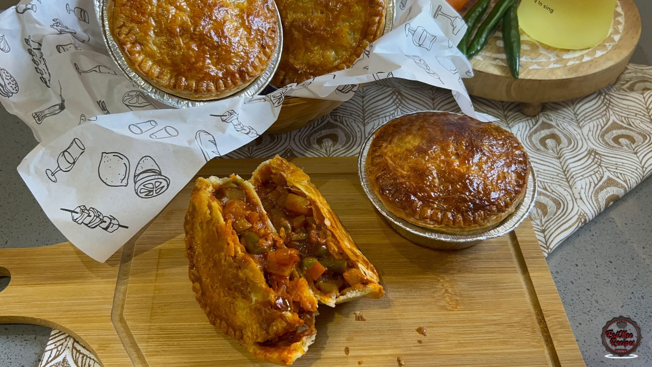 Vegetable Curry Pies